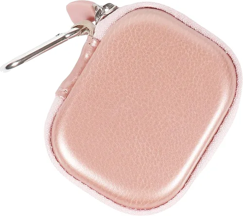 Miniatura 2 de Alltravel True Wireless - Funda para auriculares compatibles con TAGRY X08, TOZO inalámbricos como T6, T12, TA, NC9, NC2 (oro rosa)