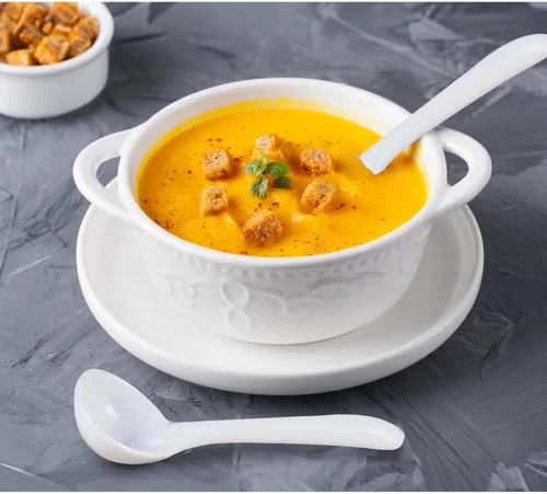 Miniatura 3 de HIC Kitchen Cucharón para salsa, porcelana fina, 1 onza, juego de 2