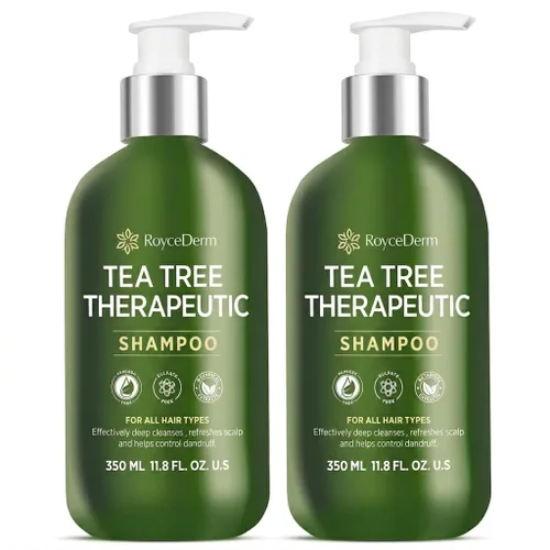 Miniatura 13 de Roycederm Champú y acondicionador antifúngico de árbol de té: solución completa para el cuidado del cuero cabelludo para foliculitis, cuero