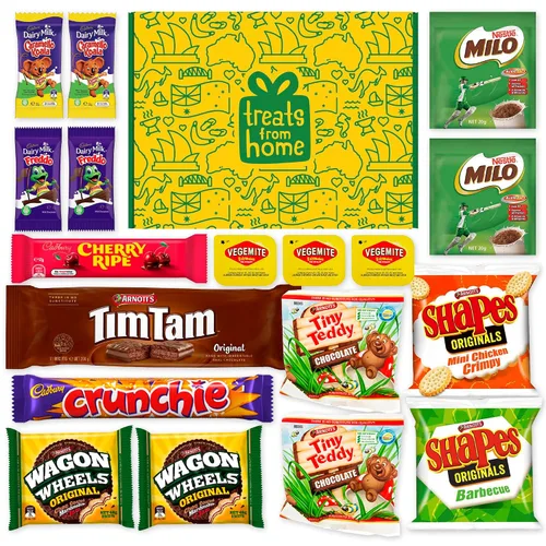 Miniatura 7 de Caja de aperitivos australianos con Tim Tams, Cadbury, Cherry Ripe, auténticos aperitivos australianos y dulces, gran regalo de Australia