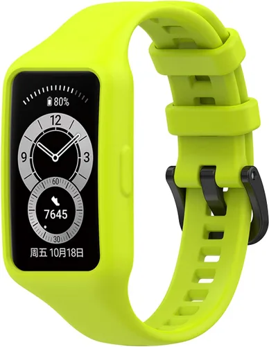 Miniatura 15 de Senter Correa de repuesto de goma suave de liberación rápida para Huawei Band 7 Smart Watch 10 pzas