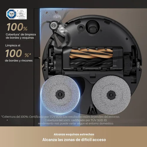 Miniatura 5 de DREAME Robot aspirador y trapeador ultra completo X50 con vacío automático y trapeador autolimpiante, succión de 20,000 Pa, evitar obstáculos y Negro