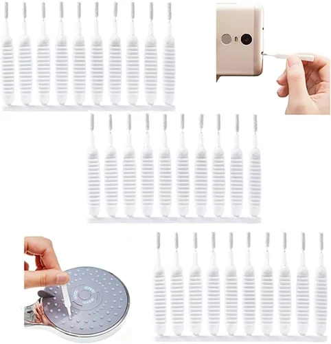 Miniatura 8 de Cepillo de limpieza para cabezal de ducha, cepillo de limpieza antiobstrucción, cepillo de limpieza mejorado para cabezales de ducha, cepillos de 10