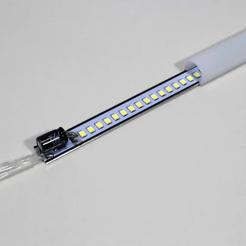 Miniatura 3 de STBTECH Luces LED de 110 V para debajo del gabinete, iluminación LED de 17 pulgadas con cable de enchufe de 6 pies, lámpara de escritorio de lectura