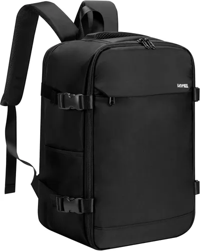Miniatura 12 de HOMIEE Bolsa de Mano, Mochila de Viaje Grande Aprobada para Vuelos Bolsa para Artículos Personales, Mochila Diaria Impermeable para Equipaje Ligera