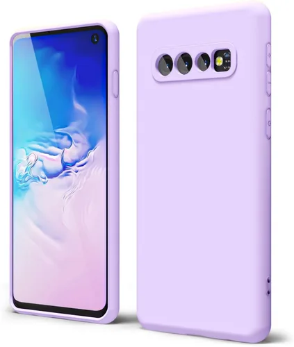 Miniatura 413 de oakxco Funda para teléfono Samsung Galaxy S21 Ultra con agarre de silicona líquida, bonita funda delgada y delgada de goma suave de TPU lisa