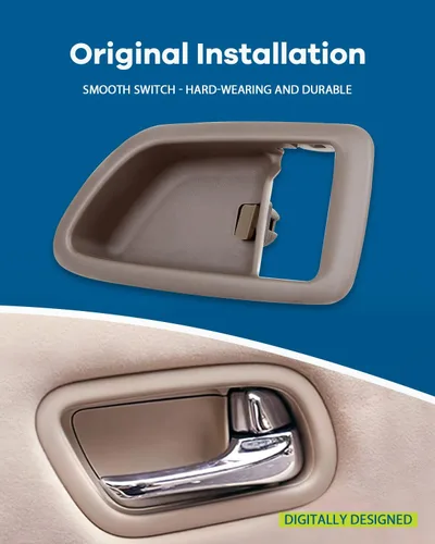 Miniatura 3 de LUJUNTEC Manijas interiores de puerta de repuesto para Toyota Avalon Beige (2 unidades)