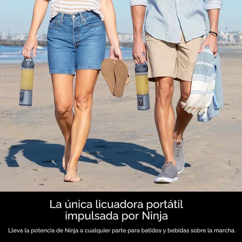 Miniatura 2 de Ninja BC151NV Blast - Licuadora portátil, inalámbrica, recipiente de 18 oz., licuadora personal para batidos y smoothies, sin BPA, tapa a prueba