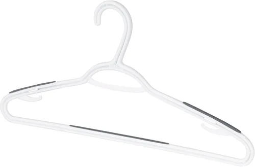 Miniatura 3 de Perchas antideslizantes y que ahorran espacio Neatfreak - Juego de 10 con ganchos para lencería y barra para pantalones/accesorios - Perchas