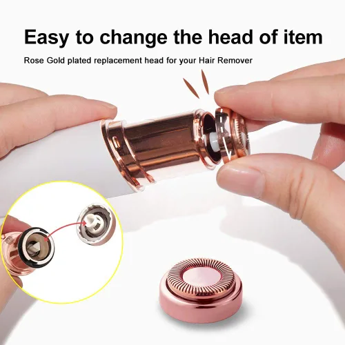 Miniatura 7 de Cabezales de repuesto para removedor de vello facial: compatible con Finishing Touch Flawless herramienta de depilación facial para mujeres, como se