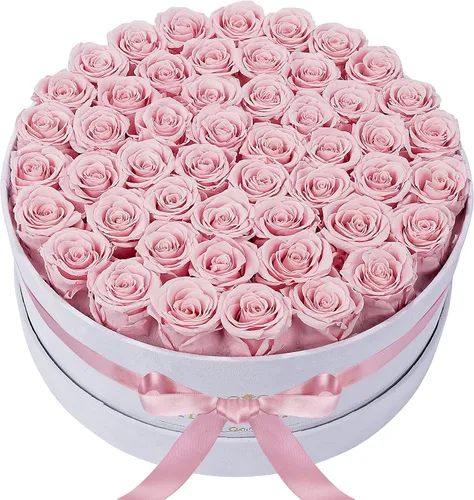 Miniatura 14 de Perfectione Roses 27 Rosas en una Caja, Rosa del Día de la Madre, Flores Preservadas para Ella, Flores para Entrega, Regalos de Cumpleaños