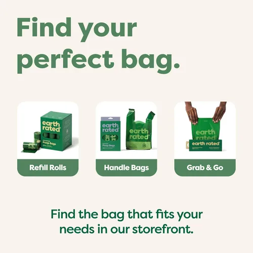 Miniatura 7 de Earth Rated® Bolsas de residuos de perro con asas (no en rollos), lavanda-aromatizado