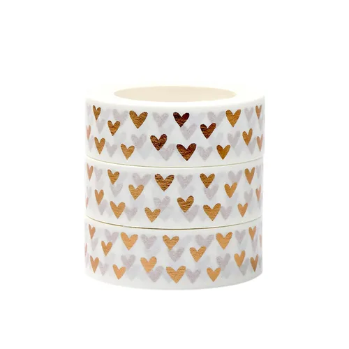 Miniatura 8 de NatSumeBasics 3 Cintas Washi Arcoíris Metálicas Cintas de Enmascarar 32 pies x 0.6 pulgadas. Cintas Washi de Papel Metálico para Manualidades 3