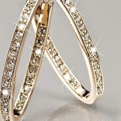 Miniatura 4 de SEniutarm - Pendientes para mujer diseño de mamá y mujer con incrustaciones de diamantes de imitación