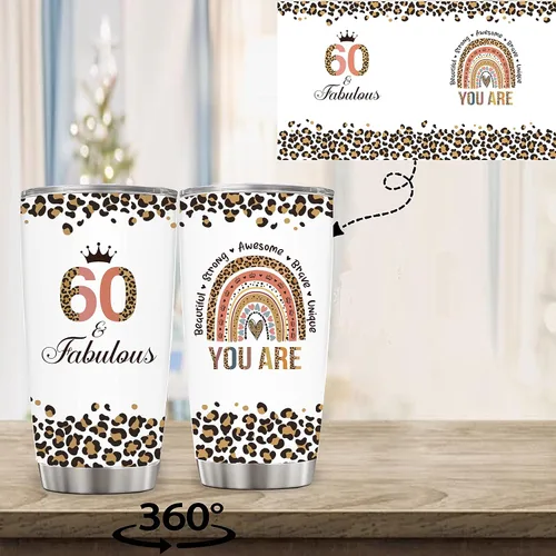 Miniatura 5 de Vivulla68 Regalos de feliz cumpleaños 60 para mujeres, regalo de cumpleaños 60 para mujeres, regalos para mujeres de 60 años, regalos de cumpleaños
