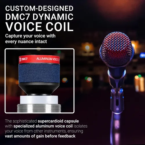 Miniatura 6 de SE ELECTRONICS V7 MC1 - Cápsula de micrófono inalámbrico, compatible con transmisores inalámbricos Shure, micrófono dinámico profesional para canto