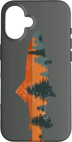 Miniatura 32 de Trucha mosca pesca naturaleza al aire libre pescador regalo caso para iPhone 17