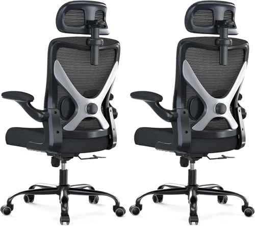 Miniatura 13 de Ergalithic Silla de oficina ergonómica – Silla de escritorio para computadora en forma de X cómoda, silla de juegos, silla de oficina con soporte