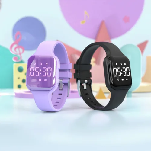 Miniatura 8 de Reloj de contador de pasos para niños, podómetro digital, reloj de pulsera con rastreador de fitness, reloj deportivo impermeable, para niños, niñas