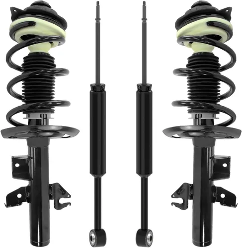 Miniatura 36 de Detroit Axle - Amortiguadores de puntales RWD para Infiniti G35 03-06, 2 amortiguadores traseros, 2 puntales delanteros y muelles helicoidales 2003