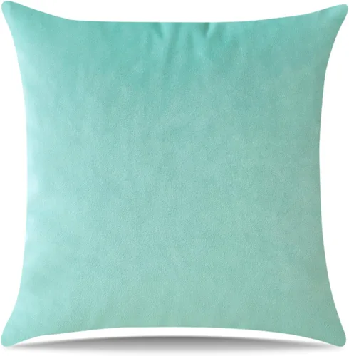 Miniatura 9 de Artscope Fundas de Almohada de Terciopelo de Lujo Fundas de Almohadas Cuadradas Decorativas Fundas de Cojines Suaves Sólidas para Sofá de Sala Sofá