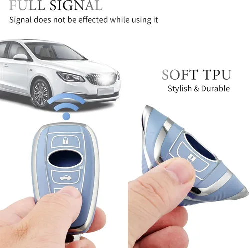 Miniatura 5 de OFFCURVE Key Fob Cover for Subaru, Soft TPU Car Key Protective Case Cover for Subaru CrossTrek Ascent Forester Outback WRX Ascent BRZ Impreza Legacy