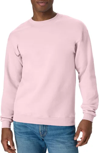 Miniatura 45 de Hanes EcoSmart - Sudadera de forro polar con cuello redondo para hombre, disponible en tallas grandes y altas, paquete de 1 o 2