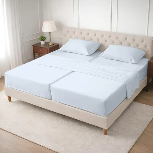 Miniatura 70 de SGI bedding Sábanas de Algodón Egipcio 100% Tamaño Full XL – Juego de Sábanas de 600 Hilos, Suaves, Frescas, Bolsillo Profundo de 16", Ropa de Cama