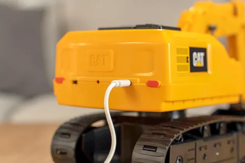Miniatura 6 de CAT Power Excavator Digger RC Construction for Kids 5+ 2.4GHz Remote Control Truck Toy, Full-Function Dig, Scoop, Spin & Drive, Realistic Lights &