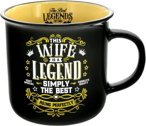 Miniatura 10 de Pavilion Gift Company - Mom The Legend - Taza de cerámica de 13 onzas, taza de café de doble cara, regalo del día de la madre, 1 unidad, paquete