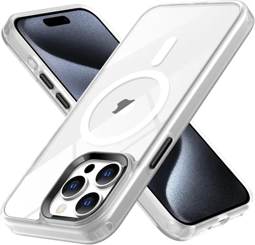 Miniatura 12 de Funda magnética para iPhone 12 Pro Max, compatible con MagSafe, [protección contra caídas de grado militar] TPU suave y transparente para iPhone 12