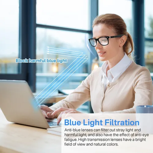 Miniatura 4 de GenXenon - Lentes inteligentes Bluetooth, gafas de audio Bluetooth para mujeres y hombres, sonido de oído abierto con micrófono y altavoces, manos