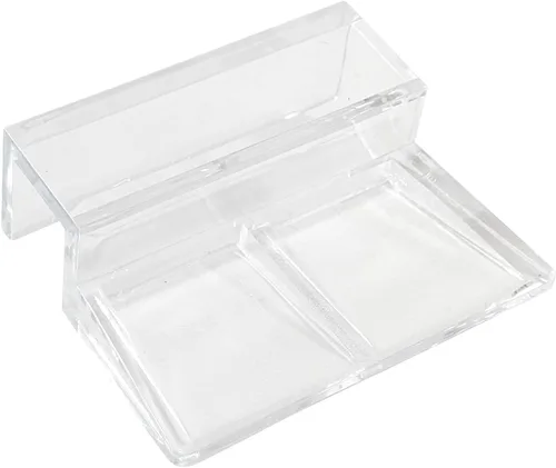 Miniatura 6 de Paquete de 24 clips de tapa de acuario para acuario, soporte de tapa de acuario acrílico transparente para pecera, soporte de vidrio de acuario