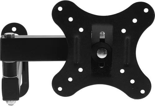 Soporte de pared para monitor ajustable para pantallas de TV retráctil con soporte estable y función giratoria de inclinación, soporte de TV que