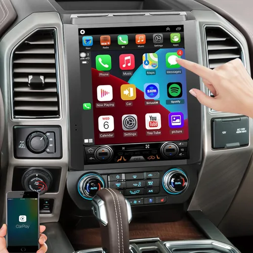 Para Ford F150 Radio Actualización 2015 2016 2017 2018 Camiones Accesorio Estéreo Reemplazo 8core CPU 12.1 pulgadas IPS Pantalla táctil Construido