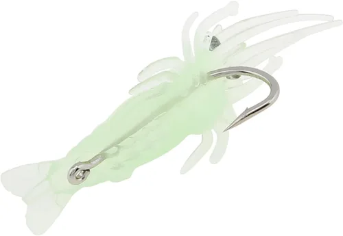 Miniatura 7 de 15 señuelos suaves y luminosos para camarones, señuelos de pesca realistas para lubina, lucioperca, trucha y más