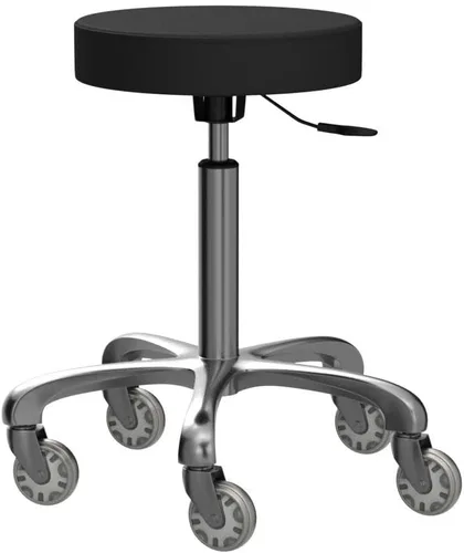 Miniatura 5 de TASALON Taburete con ruedas - Taburete ajustable con ruedas - Banco de trabajo giratorio suave - Silla de escritorio para cocina, salón, spa