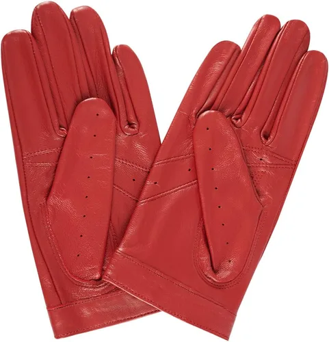 Miniatura 7 de Harssidanzar Guantes de conducción de cuero para mujer, guantes de cuero de oveja finos sin forro para pantalla táctil KL021
