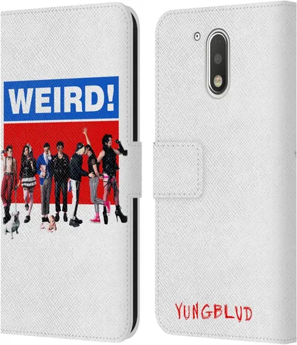 Miniatura 7 de Head Case Designs Officially Licensed Yungblud Face Graphics Leather Book Wallet Case Cover Compatible with Motorola Moto G41
