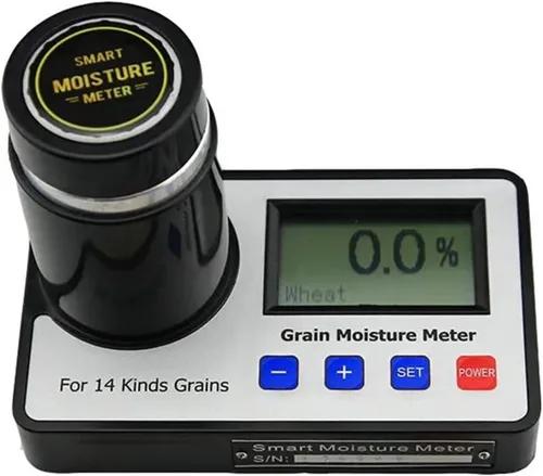 Miniatura 3 de Medidor GM006 de la humedad del grano de la pantalla digital para el probador del contenido de humedad del maíz del grano del cacao del grano