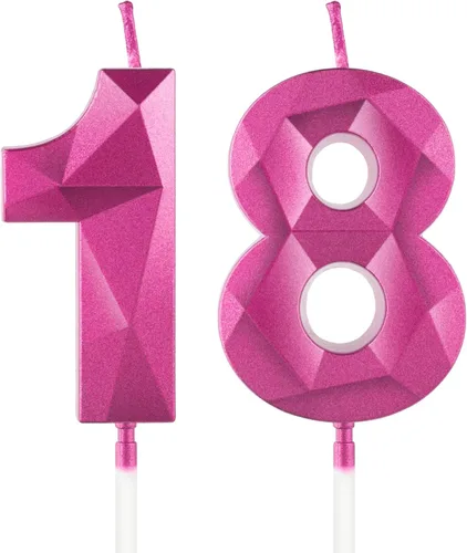 Miniatura 91 de Velas de cumpleaños número 15, velas número 15, velas de feliz cumpleaños de oro rosa para pastel, decoraciones de cobertura de pastel de diseño 3D