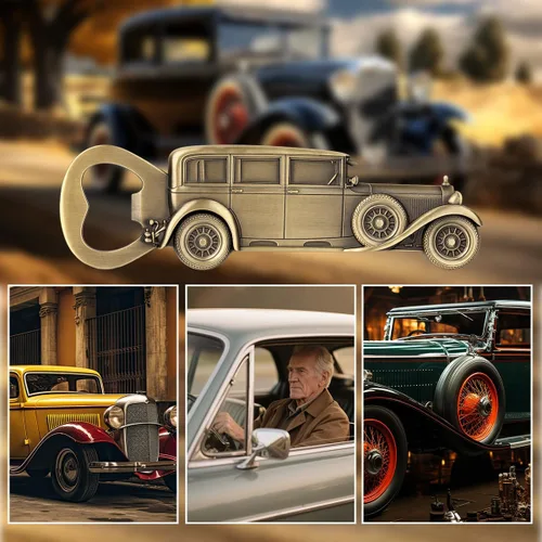 Miniatura 2 de LKKCHER Abridor de botellas de automóvil, regalos clásicos para hombres y él, regalos de cumpleaños, día del padre, regalos de Navidad para hombres