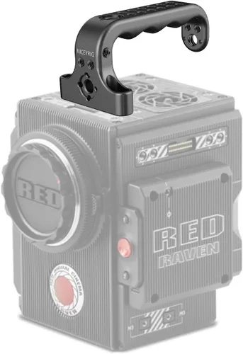 Miniatura 6 de NICEYRIG Empuñadura para cámara con soporte de rosca de 1/4 aplicable para RED DSMC2 / Sony FX3 / FX30 / FX2, mango superior universal para cámara