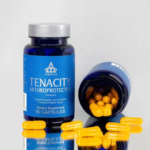 Miniatura 7 de Thrivous Tenacity Arthroprotector - Suplemento de apoyo articular y óseo con boswellia ApresFlex®, Same, cúrcuma, vitamina D3 y K2 - 60 cápsulas