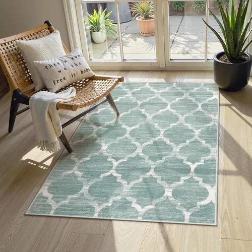 Miniatura 30 de Lahome Alfombra marroquí para pasillo – Alfombra antideslizante lavable de 2 x 6 pies con parte trasera de goma, suave y no desprende pelo, alfombra