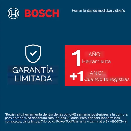 Miniatura 14 de BOSCH Láser de alineación autonivelante de haz verde GPL100-50G, incluye 2 baterías AA, montaje multiusos integrado y estuche de transporte duro