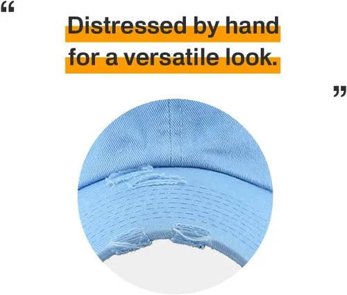 Miniatura 5 de KBETHOS - Gorra de béisbol ajustable, de algodón desgastado, vintage, unisex, estilo polo, camionero, para papá