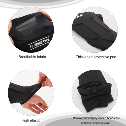 Miniatura 3 de Protector elástico de manga ligera para antebrazo con cierre táctil ajustable para tiro con arco