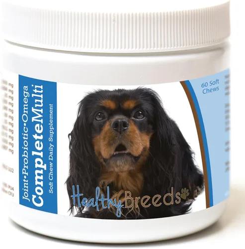 Miniatura 234 de Healthy Breeds Pug todo en uno multivitamínico suave masticable 60