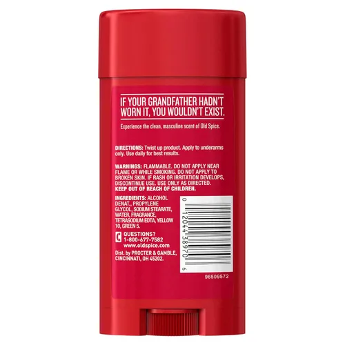 Miniatura 7 de Old Spice Desodorante Clásico para Hombres, Protección contra el Sudor y el Olor las 24 Horas, Frescura de Larga Duración, Fragancia Limpia